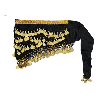 Fajilla Bellydance Pareo Árabe Terciopelo 4 Filas De Moneda Fajilla Bellydance Pareo Árabe Terciopelo 4 Filas De Moneda