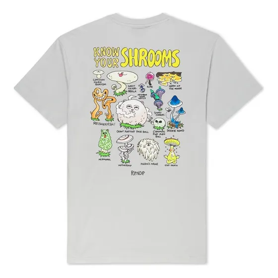 Ripndip ~ Polera Know Ur Shrooms Grey