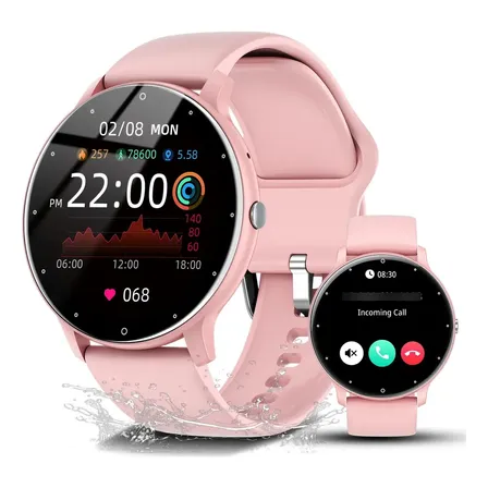 Relógio Smartwatch Digital Original Esportivo Homen Mulhere Rosa-claro Silicone