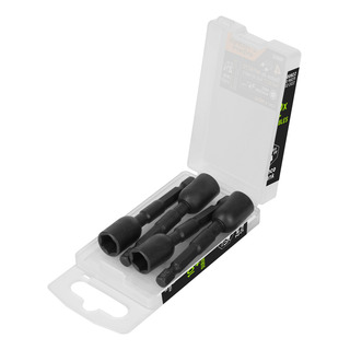 Estuche Con 4 Dados Magnéticos Impacto 3/8in Largo 2-1/2in Estuche Con 4 Dados Magnéticos Impacto 3/8in Largo 2-1/2in