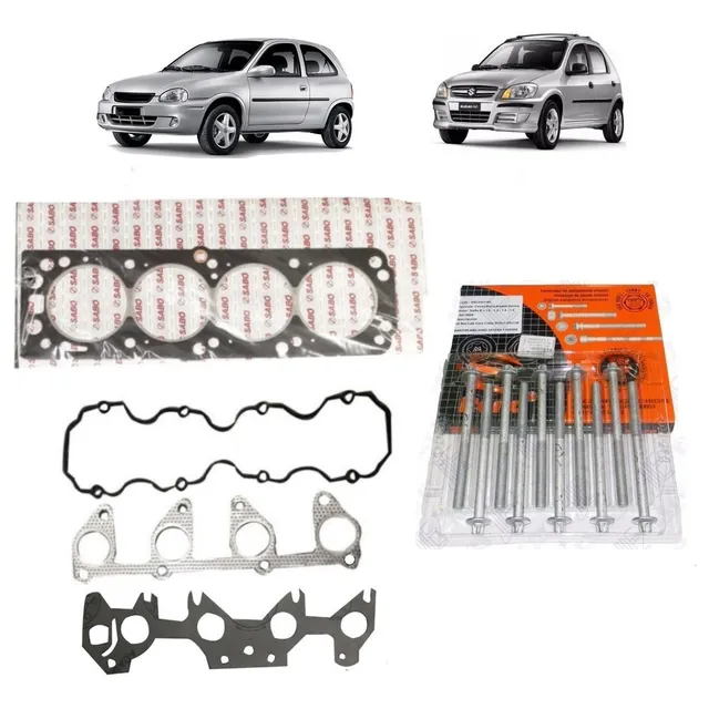 Jgo Juntas Descarbonizacion Y Bulones Chevrolet Corsa 1.6 8v