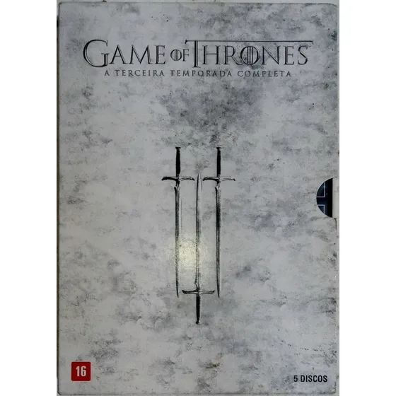 Dvds 5 Game Thrones Terceira Temporada Benioff Warner Hbo
