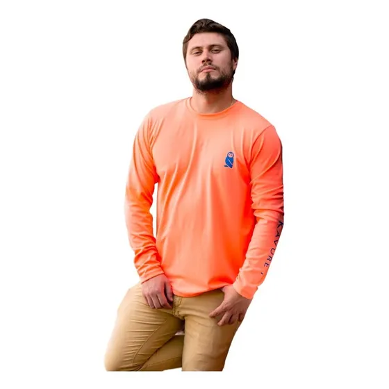 Franelas Manga Larga Con Protección Uv Caballero