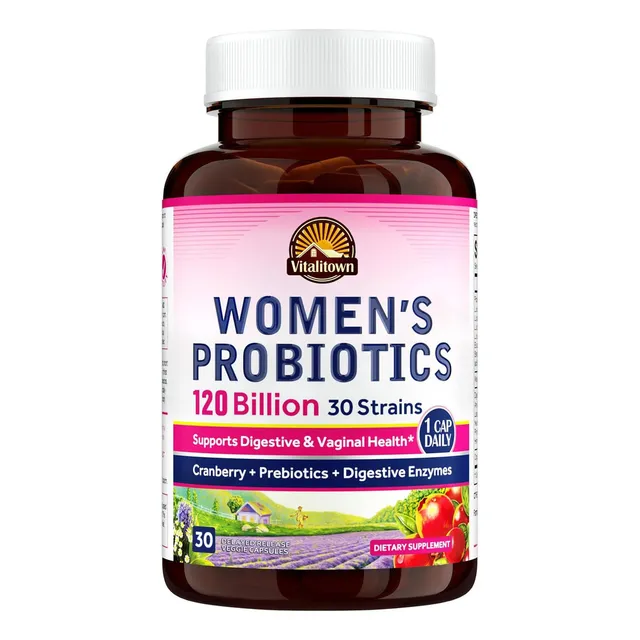 Probioticos Vaginales En Pastillas Con Enzimas & Cranberry Sabor Sin Sabor