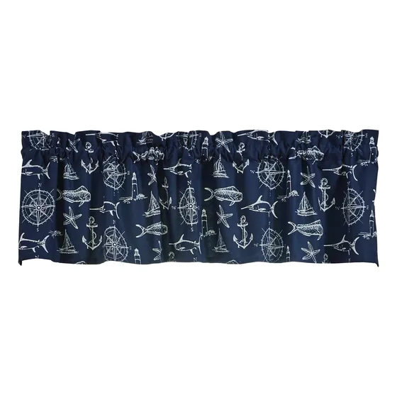 Cenefa Cama Capitan Dividida P 60x14 Azul Marino