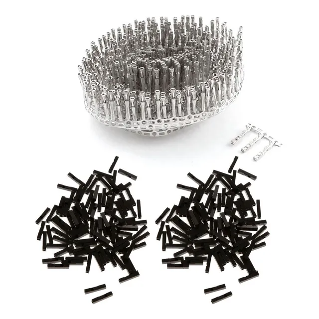 300 Pzas Dupont Jumper + Crimp Terminal Pin Hembra Ó Macho 