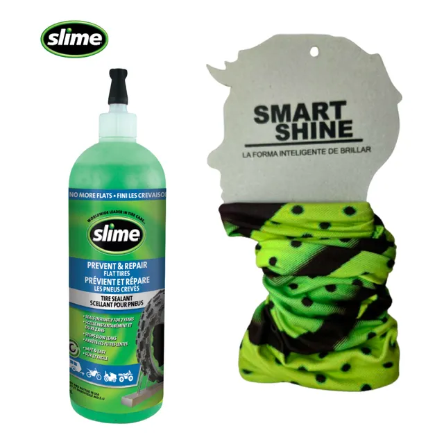 Kit Antipinchazos Para Llantas Tipo Sellomatic Slime 16 Oz +