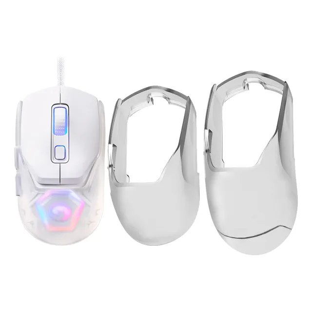 Mouse Gaming Marvo 12000dpi Rgb Puños Intercambiables