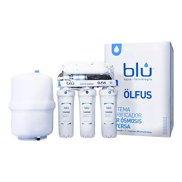 Filtro De Agua Por Ósmosis Inversa 6 Etapas 75 Gpd Marca Blu