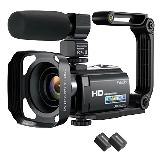 Video Camera Fhd 1080p 30fps 24mp 16x Digital Zoom 3  Lcd