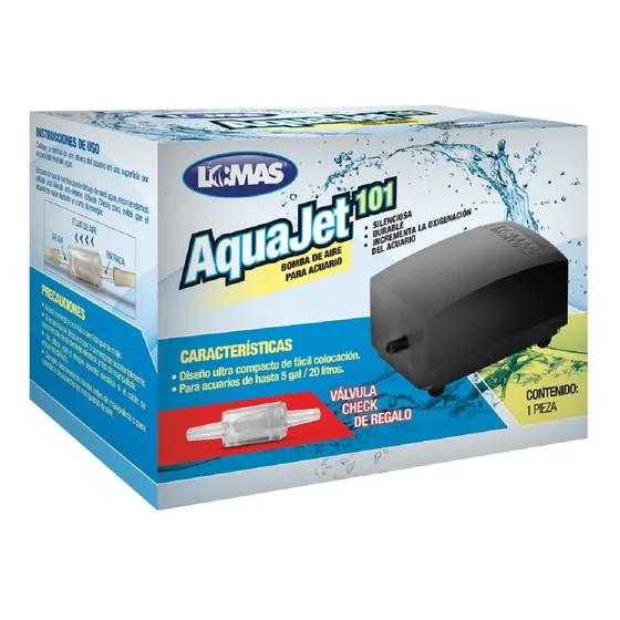 Bomba De Aire Aqua-jet 101 5 Gal Peces Acuario