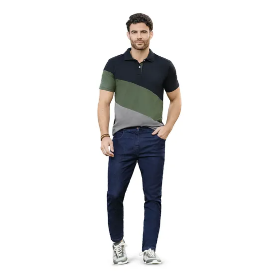 Jean Masculino Azul Oscuro Mp 6777