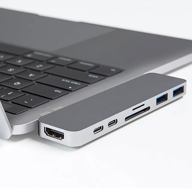 Adaptador Usb C Hyperdrive, Sanho Tipo C Duo 50 Gbps Hub Par