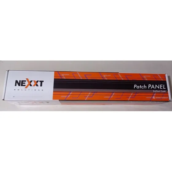Patch Panel 24 Cat6 Nexxt Puertos Rack Servidor Redes Nuevo