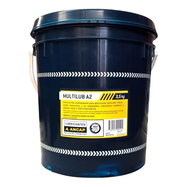 Grasa Multipropósito Litio Multilub A2 Ancap 3,5 Kg Js Ltda