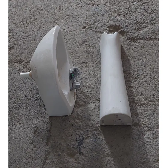 Lavamanos De Pedestal Blanco