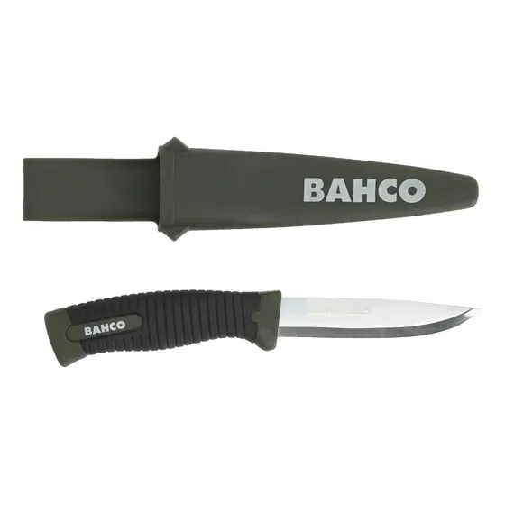 Cuchillo Bahco 2446-lap Hoja 10cm Acero Inoxidable - Verde Oscuro