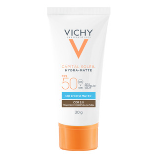 Protetor Solar Facial Hydra-matte Fps50 Cor 5.0 30g Vichy Protetor Solar Facial Hydra-matte Fps50 Cor 5.0 30g Vichy