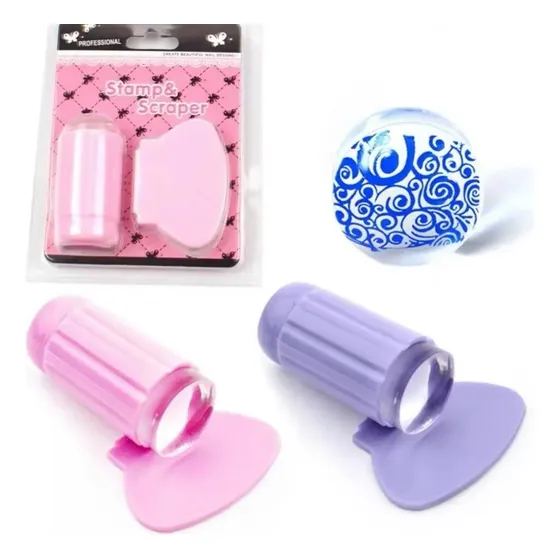 Nos Clear Nail Art Stamping Diy Placa De