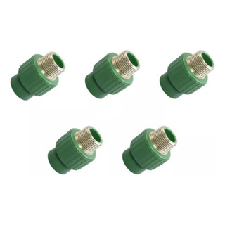 Conector Macho Termofusión 25mm X 3/4 Ppr (5 Piezas) Conector Macho Termofusión 25mm X 3/4 Ppr (5 Piezas)