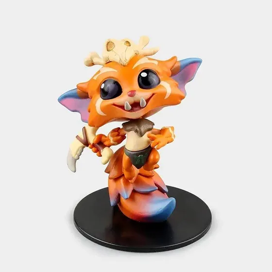 Gnar League Of Legends Action Figure - Pronta Entrega