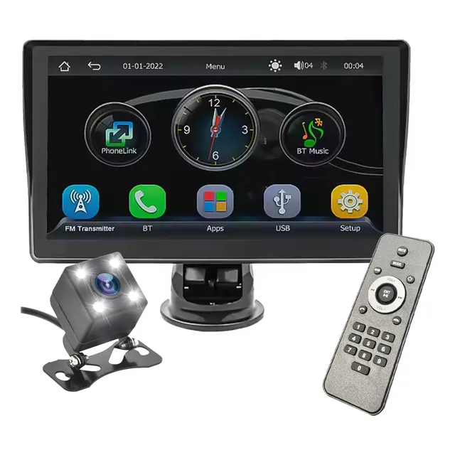Pantalla Desmontable Con Soporte Camara Carplay Android Auto