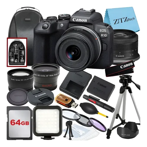 Canon EOS 7D Mark II 18-135mm IS USM Kit DSLR cor preto (Novo com