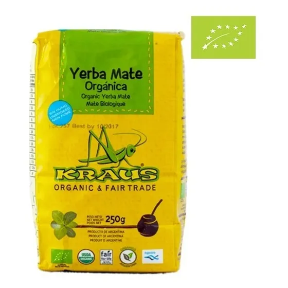 Yerba Orgánica Kraus X 500 Gr. Pack X5