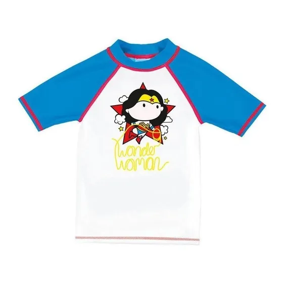 Remera De Niña Uv Mujer Maravilla Arena - Btu Store