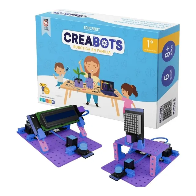 Kit Robótica Principiante Creabot Compatible Arduino
