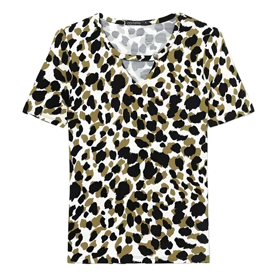 Remera Animal Print Cortelle De Renner Nueva Sin Uso Blusa