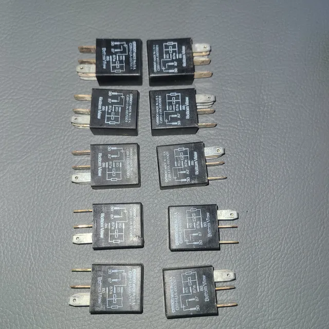 Rele Relay 5 Patas Negro Universal Ormo