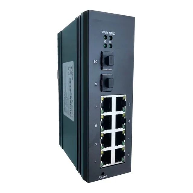 Switch Ethernet Industrial 8p+2fo 10/100/1000t  Adminis Poe
