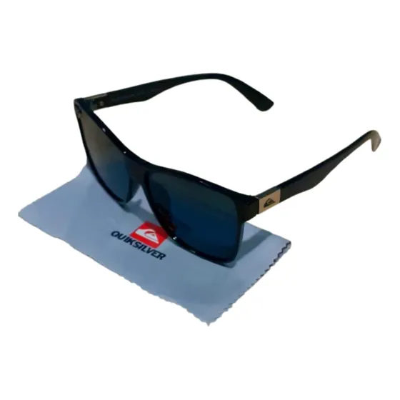Lentes De Sol  Quiksilver  Talle Unico Espejo Total Black
