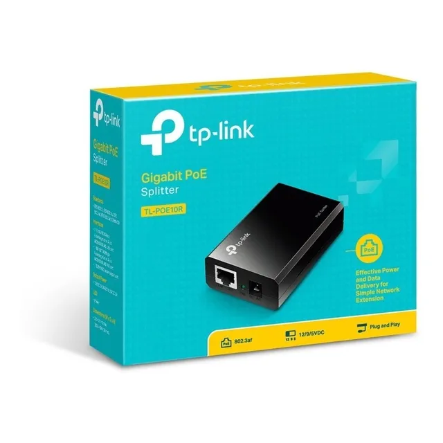 Fuente divisor PoE Gigabit TL-PoE10r de TP-Link