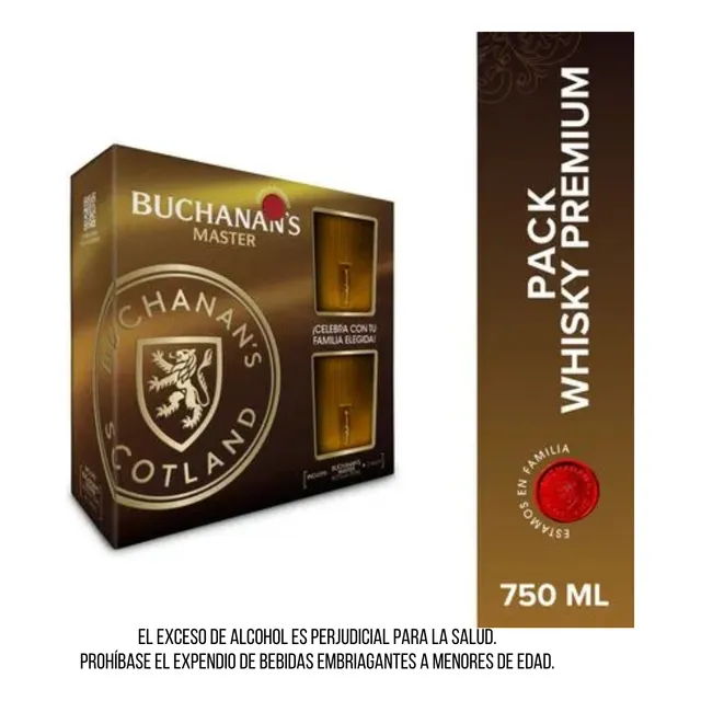 Whisky ScotchBuchanan's Whisky Buchanan's Master Escocia botella