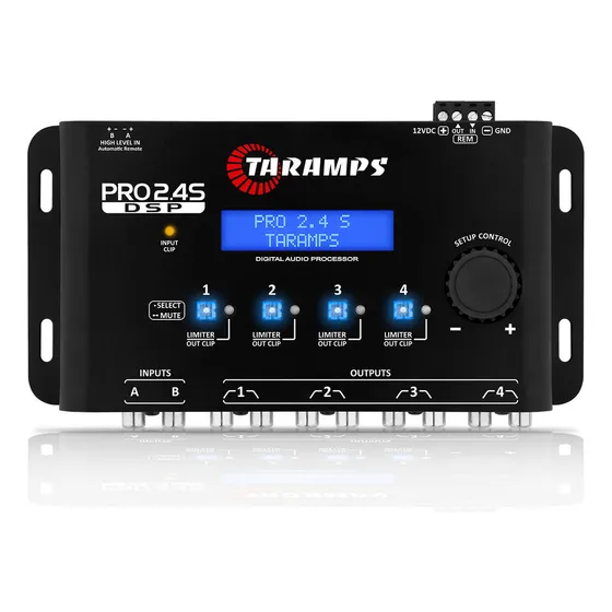 Processador de Audio Digital Taramps Pro 2.4s 12V