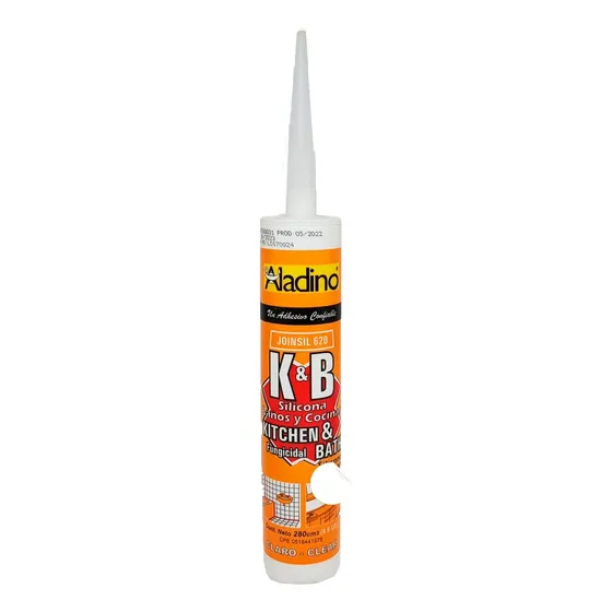 Silicón Cocina Y Baño Blanco Aladino 280ml 