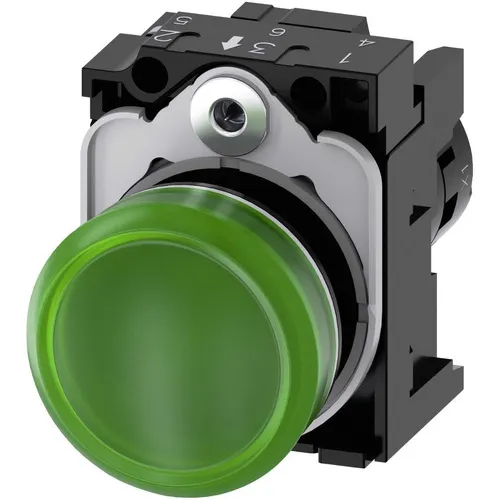 Lámpara De Señalización, 22 Mm Siemens 3su1152-6aa40-1aa0