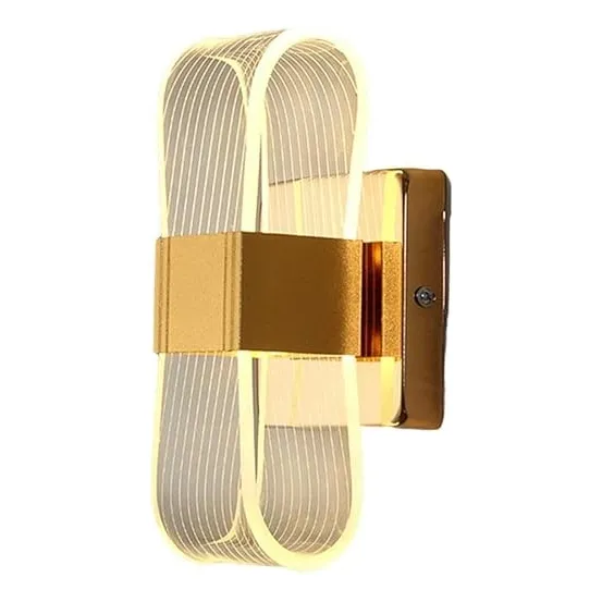 Aplique Led Gold Infinite De 12watts