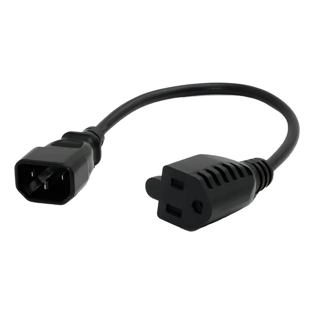 Cable   Power Adaptador   C14  A  Nema5-15r Para Ups