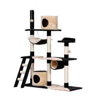 Arranhador Para Gatos 2 Tocas Com Rede Arranhador Para Gatos 2 Tocas Com Rede