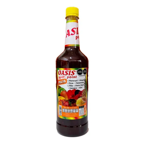 Pulpa Concentrado Sabor Frutos Rojos 1lt Oasis Natural