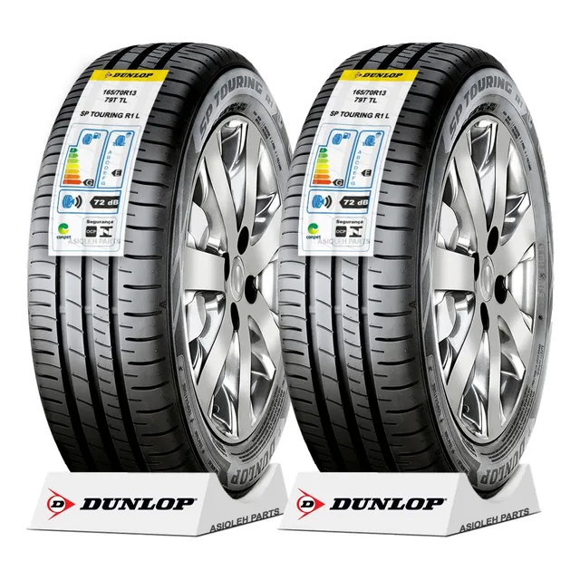 Kit 2 Pneu 175/70r14 Dunlop Sp Touring R1 88t Novo Qualidade