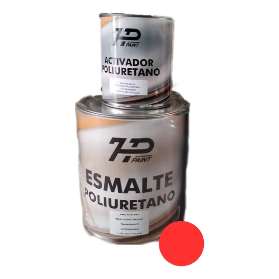 Esmalte Poliuretano Color Rojo. Hp Paint