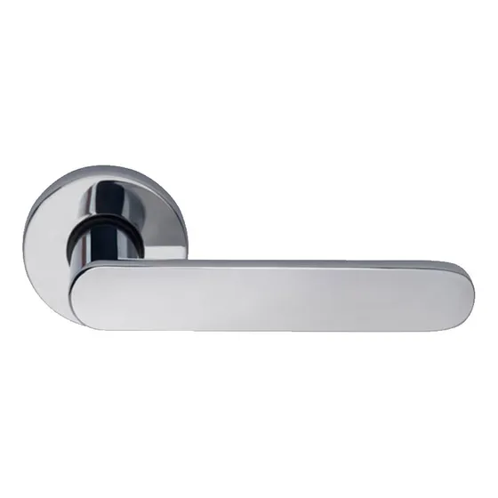 Manija Doble Balancín Arezzo Marca Currao Color Cromo Brillante