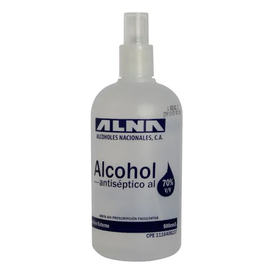 Alcohol Antiséptico70% Spray Alna 500ml