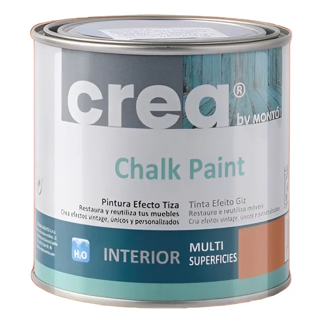 Crea Chalk Paint Naranja Ladrillo 500 Mililitros Monto