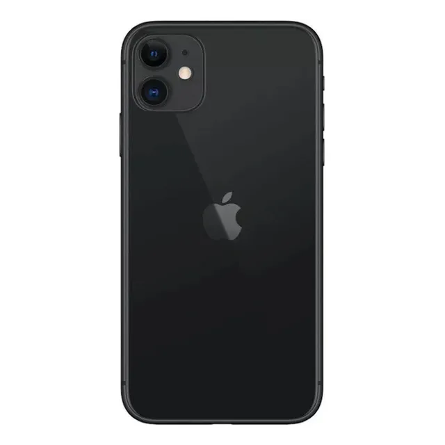 Apple Iphone 11 64gb C/caja Grado A Bateria 100% Negro (Reacondicionado)