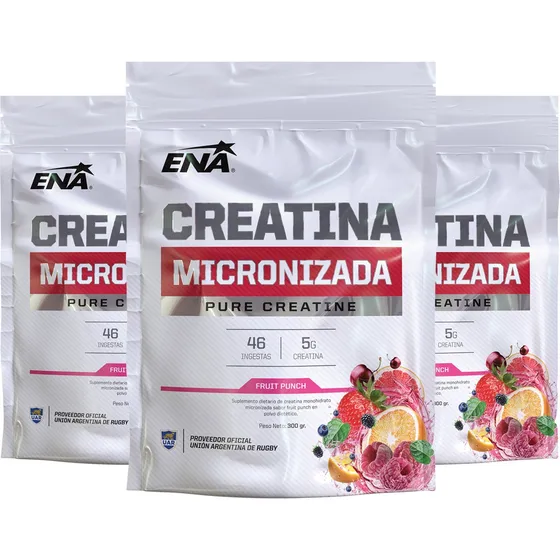 N°1 Fuerza Energía Creatinas Micronizadas 100% Pura 900g Ena